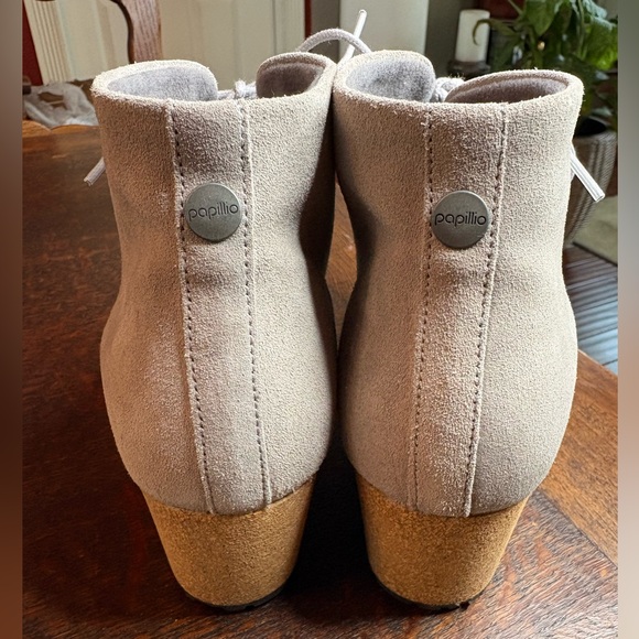 Birkenstock Papillio Edith Wedge Boots in Light Grey. Size 37 or US 6-6.5 - Picture 4 of 9